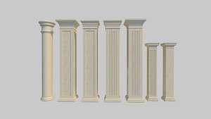 3D roman column