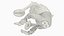 Windup Monkey Toy with Cymbals Blue Striped Fur