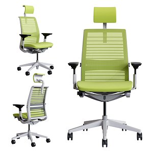 steelcase think office chair 3D model