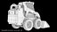 Skid Steer Loader PBR 3D model
