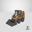 Skid Steer Loader PBR 3D model