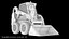 Skid Steer Loader PBR 3D model