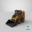 Skid Steer Loader PBR 3D model