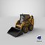 Skid Steer Loader PBR 3D model