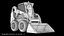 Skid Steer Loader PBR 3D model
