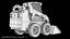 Skid Steer Loader PBR 3D model