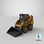 Skid Steer Loader PBR 3D model