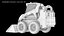Skid Steer Loader PBR 3D model