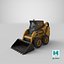 Skid Steer Loader PBR 3D model
