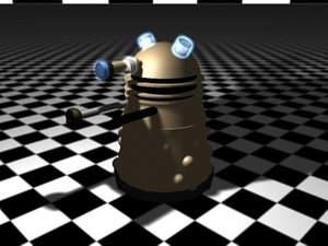 3d dalek 2005 model