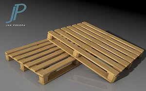 euro pallet 3d model