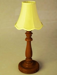 Wood turning desk lamp.max