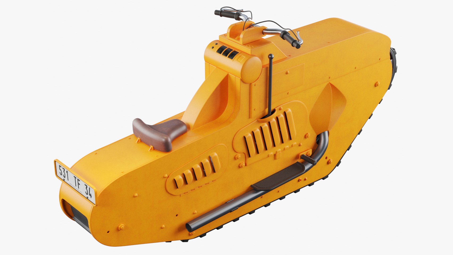 Tractor Cycle 3D Model TurboSquid 2114743