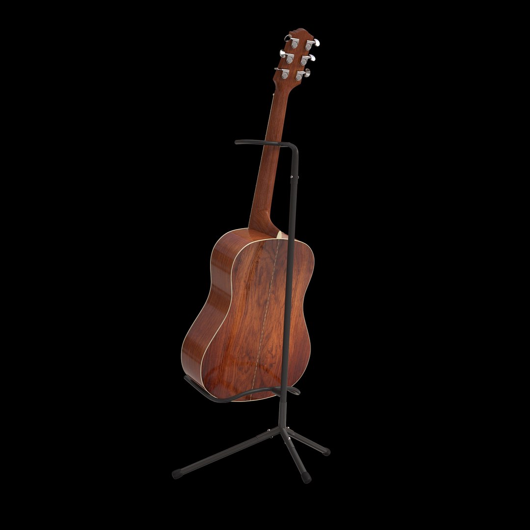 Crafter Ga8 Acoustic Guitar 3d Model