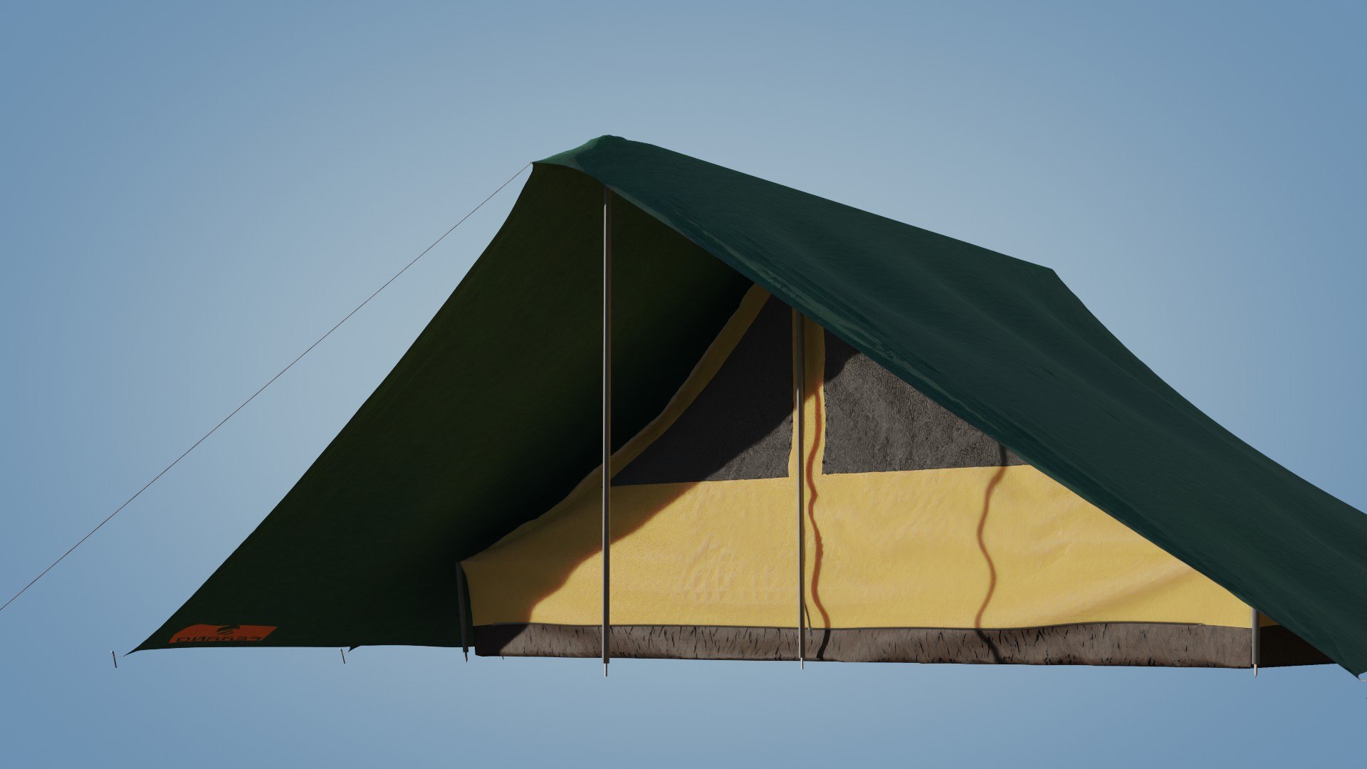 Brownsea Jamboree Scout Tent 3D Model TurboSquid 1974958