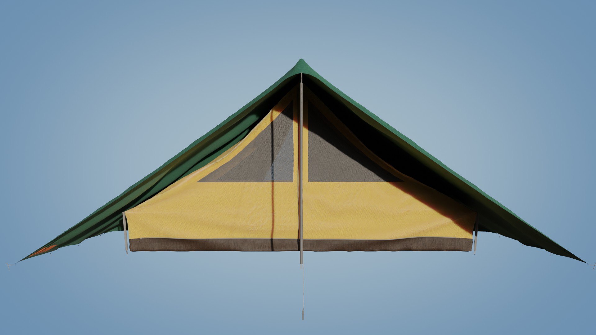 Brownsea Jamboree Scout Tent 3D Model TurboSquid 1974958