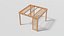 3D Pergolas Collection model