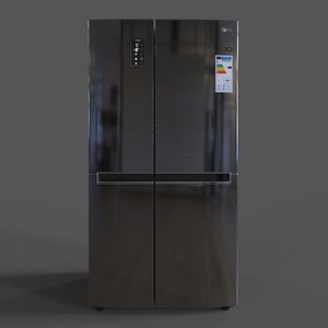 3D Refrigerator LG GC B247SMDC Platinum Silver 3 model