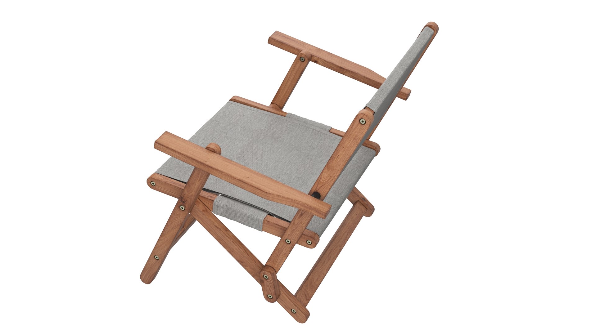 Folding Patio Chair 3D Model - TurboSquid 2000616