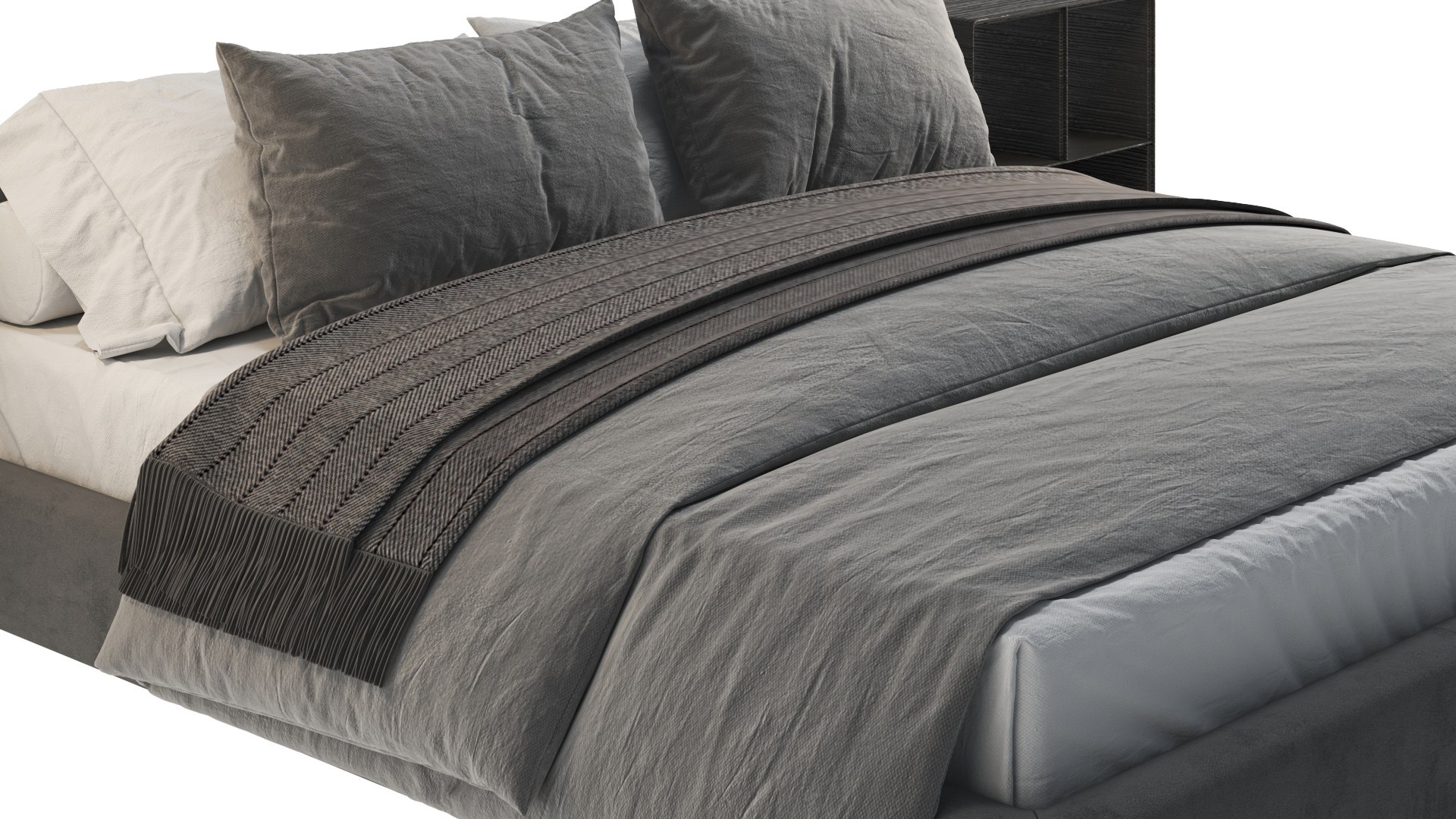 3D Flexform ground piece bed - TurboSquid 1961359