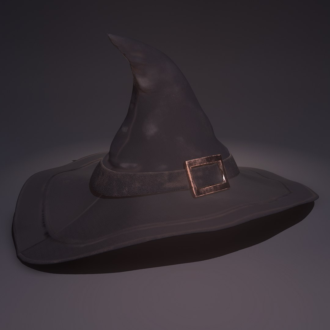 Witch hat 3D model TurboSquid 1680325