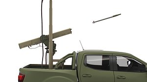 Nissan Navarra Vampire C-UAS 2023 3D model