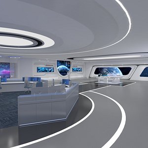 3D Technology space Exhibition Hall