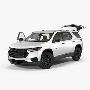 3D chevrolet traverse suv 2018 model