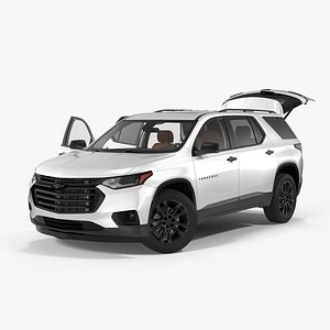 Chevrolet Traverse SUV 2018 Rigged 3D Model