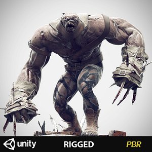 zombie rigged character 3d max