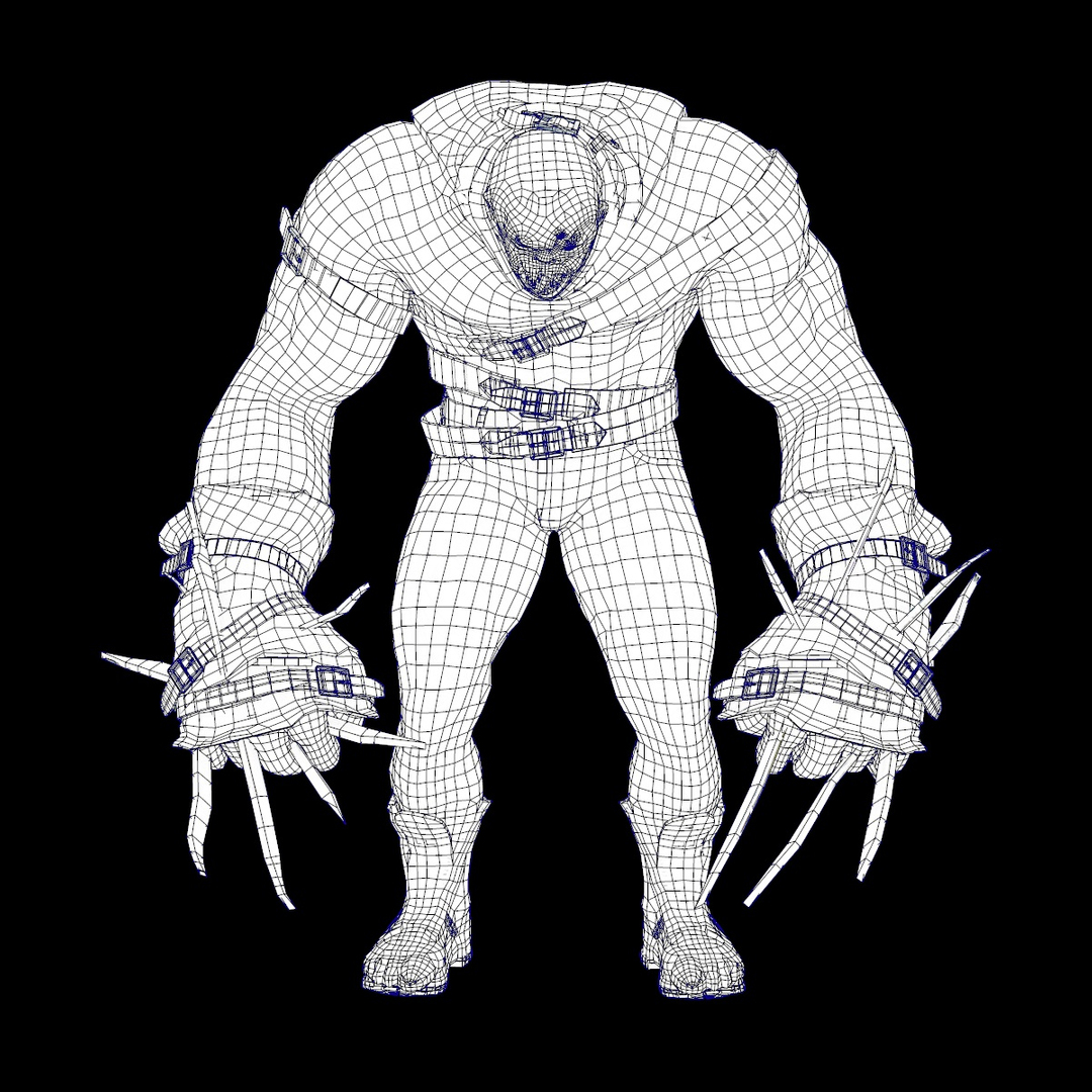 Zombie Rigged Character 3d Max