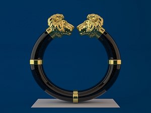 Lion Head Bangle