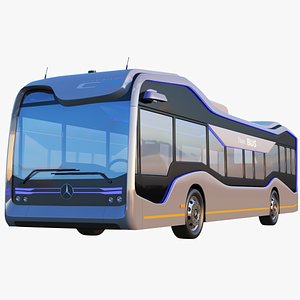 3D mercedes benz future bus