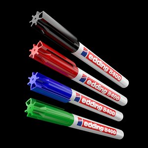 edding marker fbx