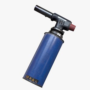 Propane Buthane Blowtorch AAA Game Ready Asset Prop