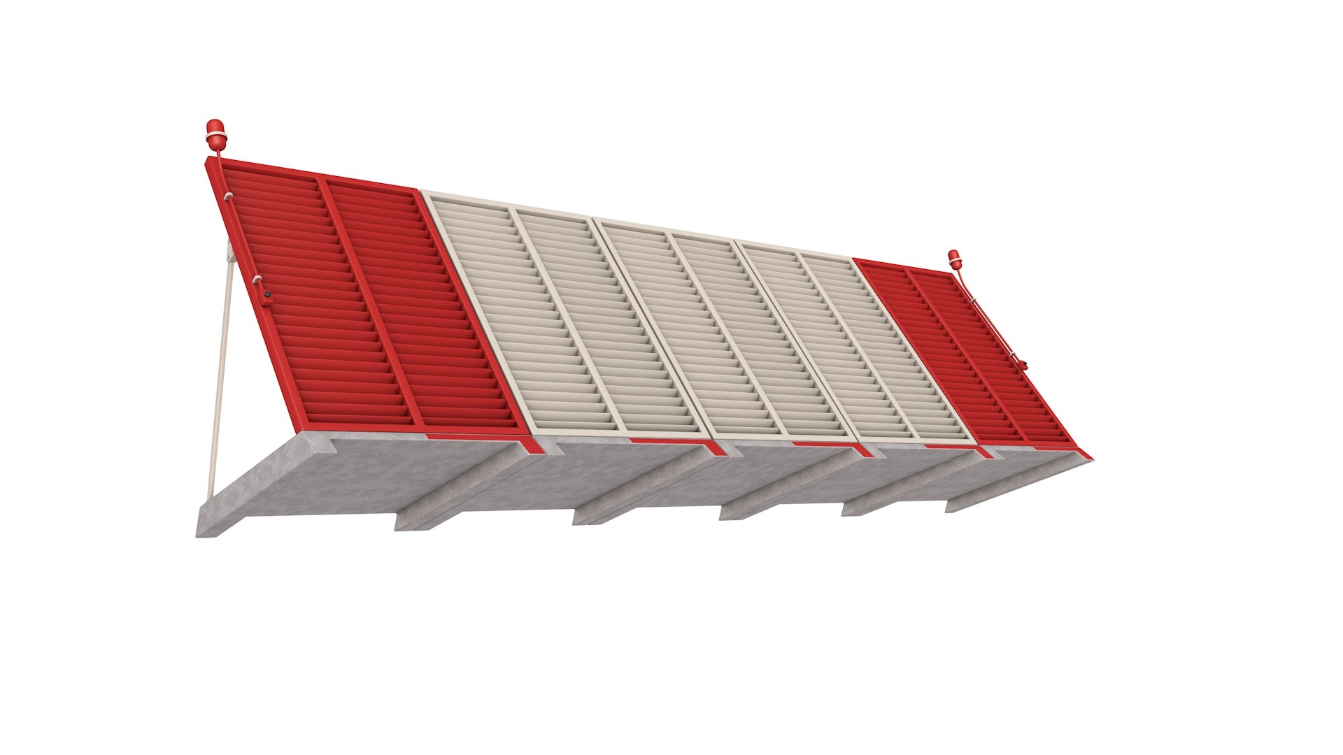 3D Model Jet Blast Deflector - TurboSquid 2358521