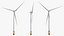 Offshore Wind Farm with Turbine 3D model