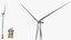 Offshore Wind Farm with Turbine 3D model