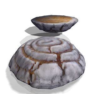 traditional mexican bread 3d model