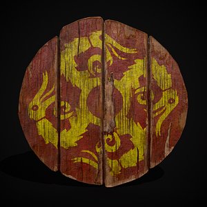 3D RY Dragon Coat of Arms model