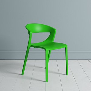 kastel kicca chair 3d model