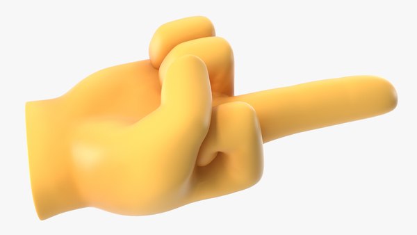 Mittelfinger-Emoji 3D-Modell - TurboSquid 1549629
