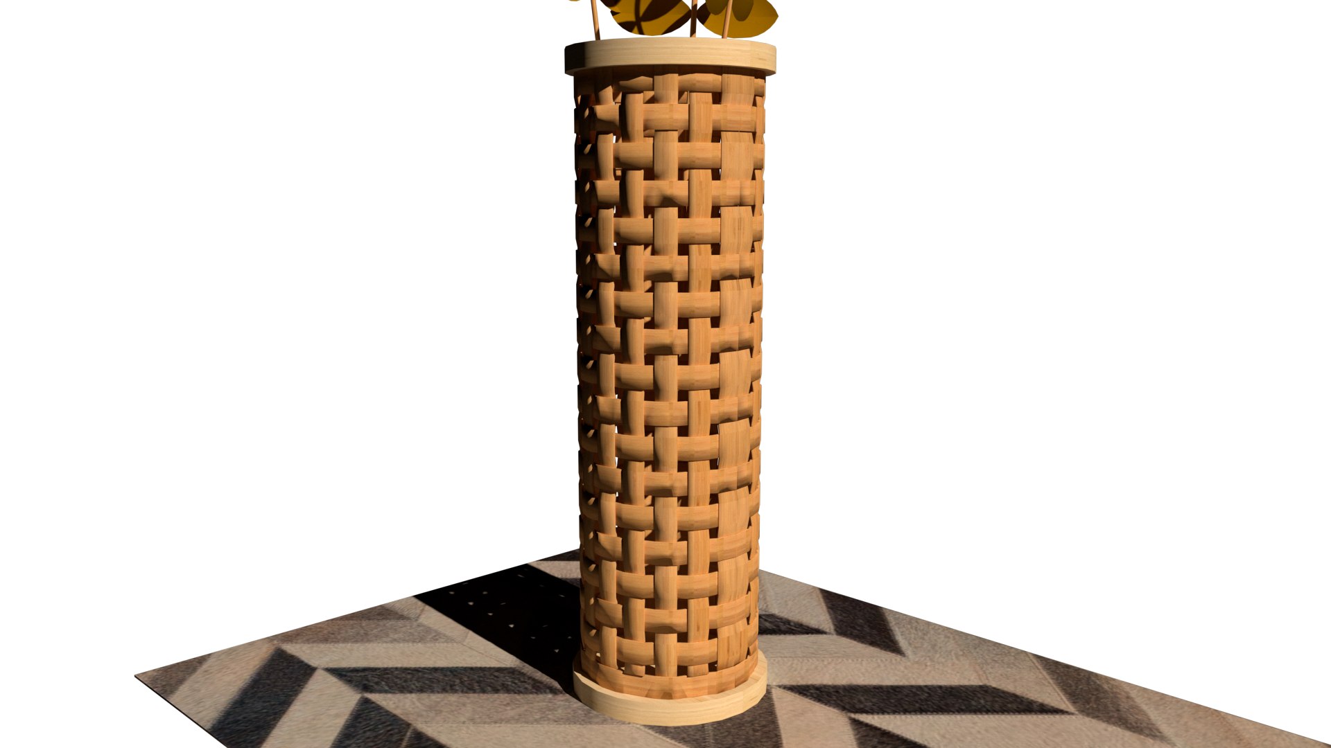 wooden vase decoration with flowers  leaf 3D model https://p.turbosquid.com/ts-thumb/An/t98bhJ/QO/4/png/1744266356/1920x1080/fit_q87/1fed5b066a5b7f2ad2a93329c1f4b3f2768d9294/4.jpg