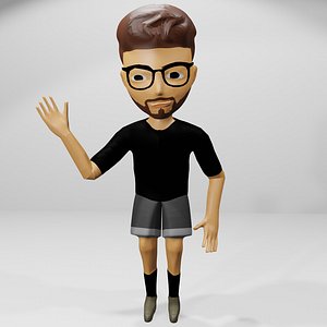 Fully rigged character