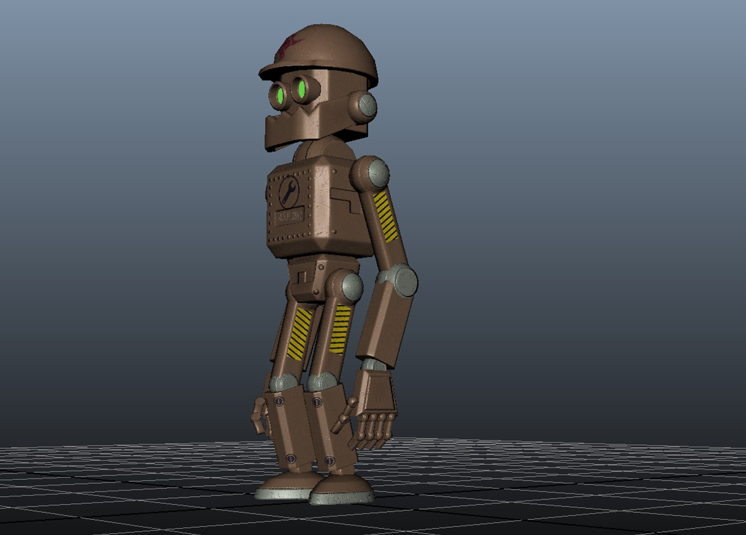 Steampunk Robot 3D - TurboSquid 1271341