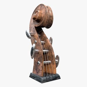 Detail of the violin