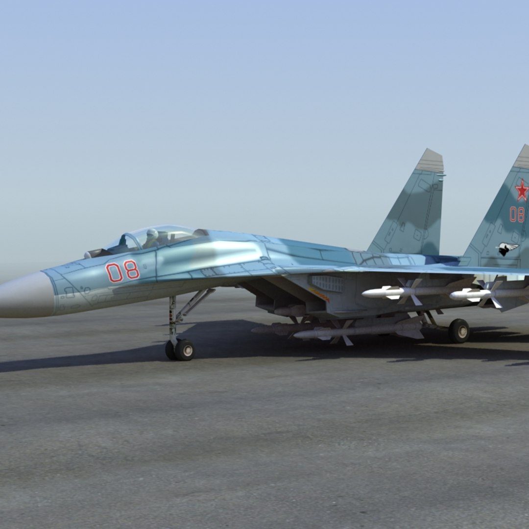 Su27b Russian 3ds