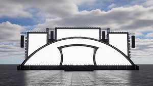 Festival - Concert Stage Model 3D model
