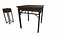 Asian wooden tables and chairs Dressing table ink and wash sedan chair 3D model
