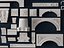 Colección clásica europea de estuco y molduras arquitectónicas